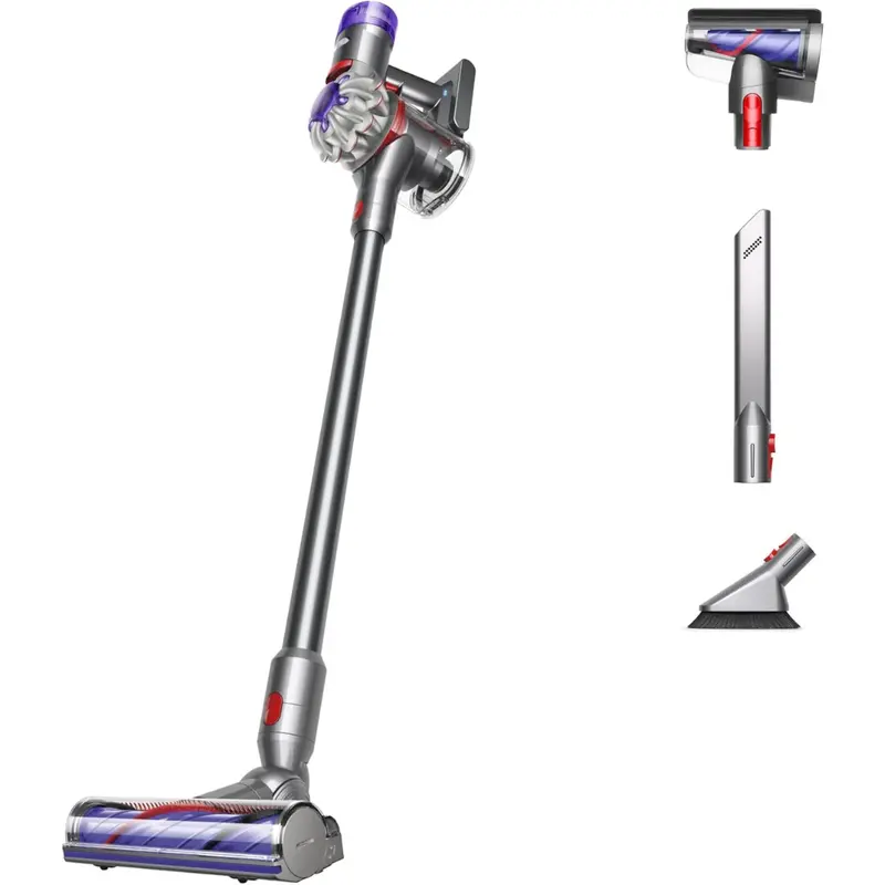 Dyson V8 Plus Cordless Stick Vacuum (Silver/Nickel) 1