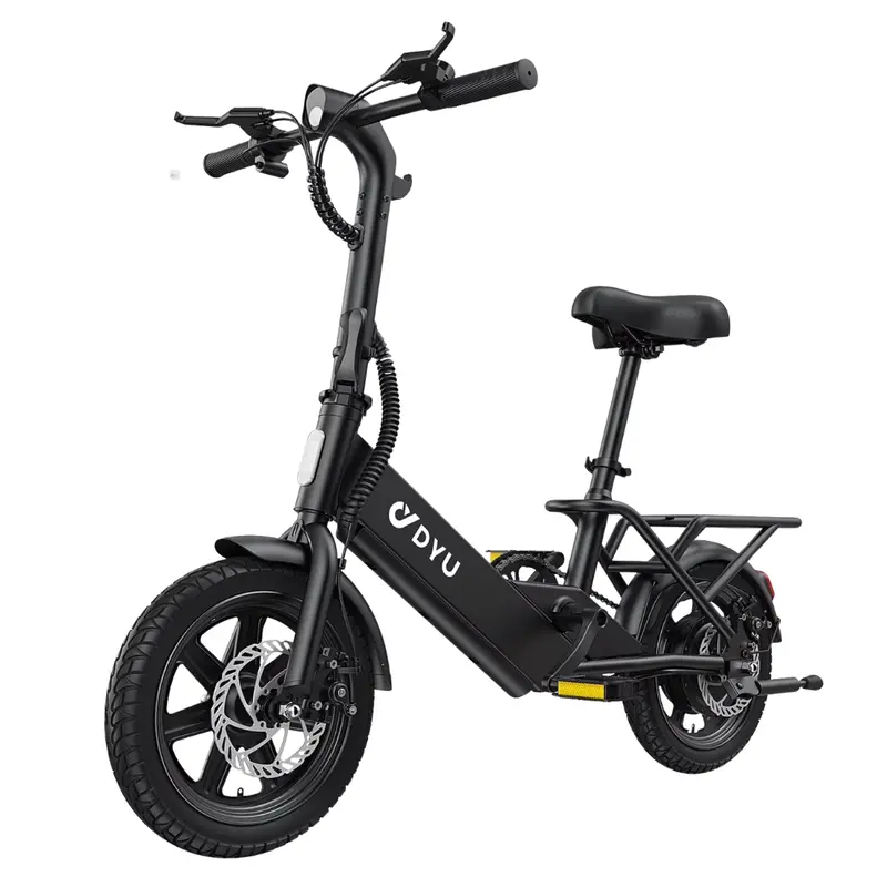 Dyu 14" 500W Peak Motor Folding Electric Bike 1