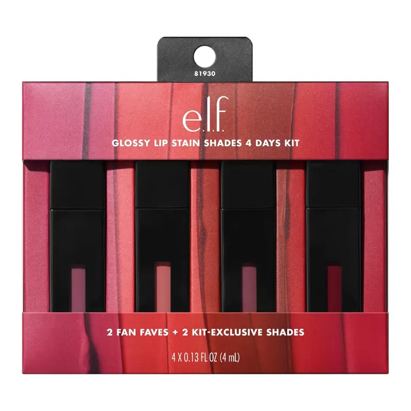 E.L.F. Glossy Lip Stain Shades 4 Days Kit 1