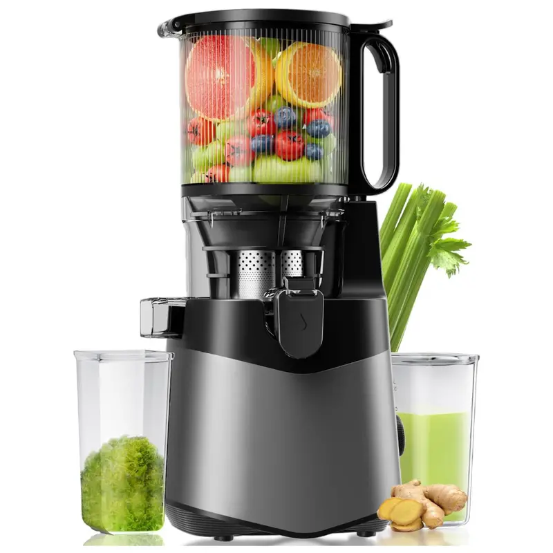 Eanoruus 400W 5.8" Wide Feed Chute Juice Extractor Machine 1