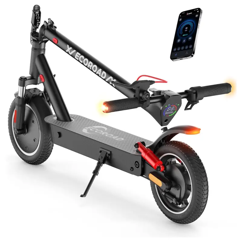 Ec9 500W Peak Motor 21 Mph & 25 Miles Electric Scooter 1