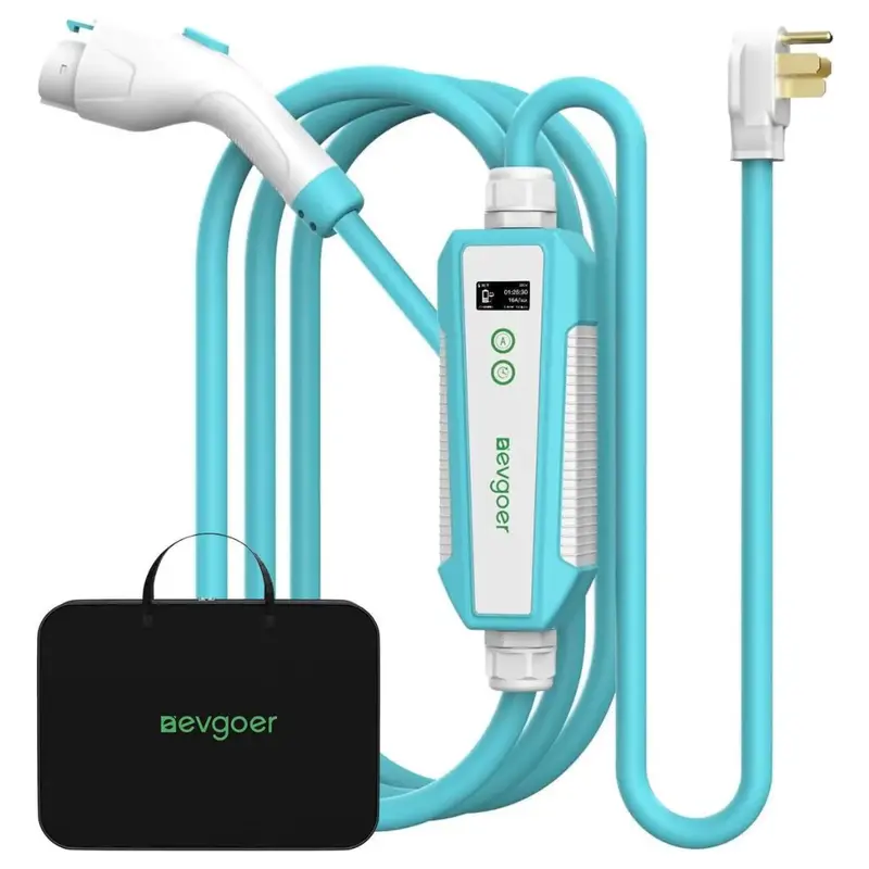 Eg Evgoer Level 2 8-40Amp Adjustable Current Ev Charger 1