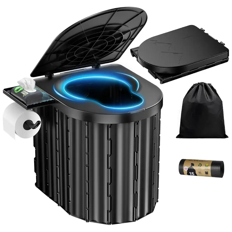 Eioehtl Upgraded 15'' Toilet With Removable Paper Holder 1