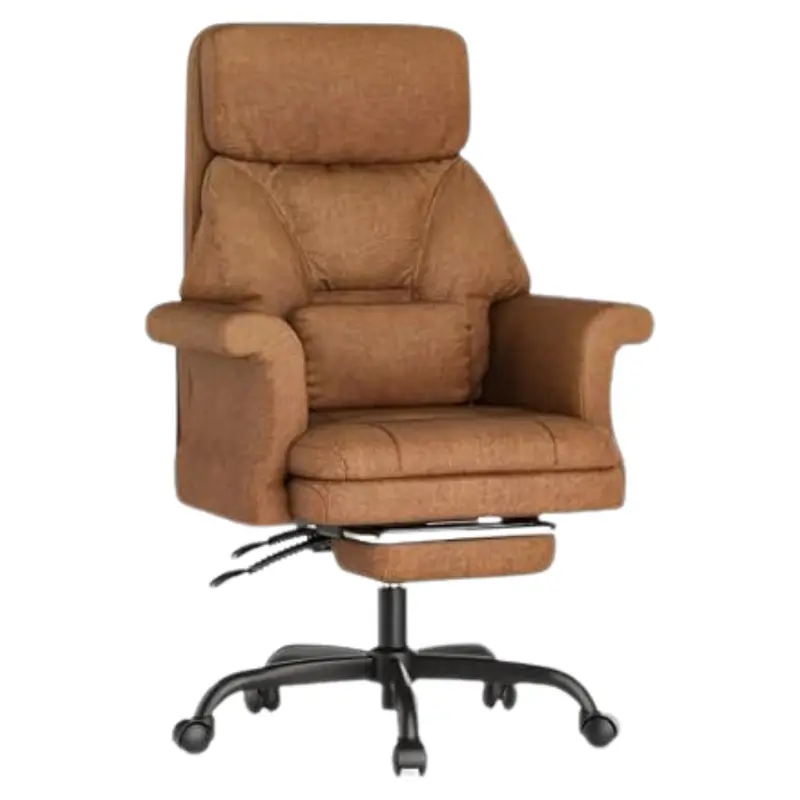 Elabest Cross Legged Office Chair With Footrest & Convertible Armrests 1