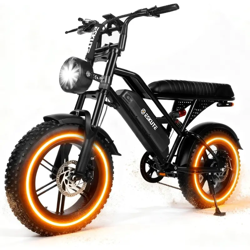 Elecby V100 1500W Peak Electric Bike, 60 Mile Range 1
