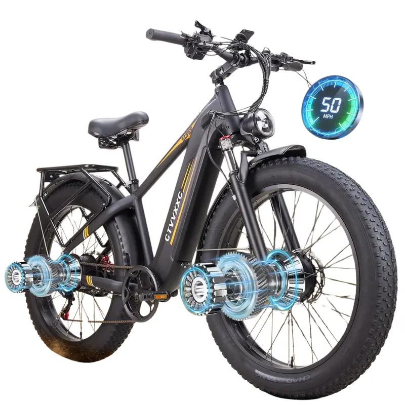 Electric 6000W Peak Mountain Bicycle 1