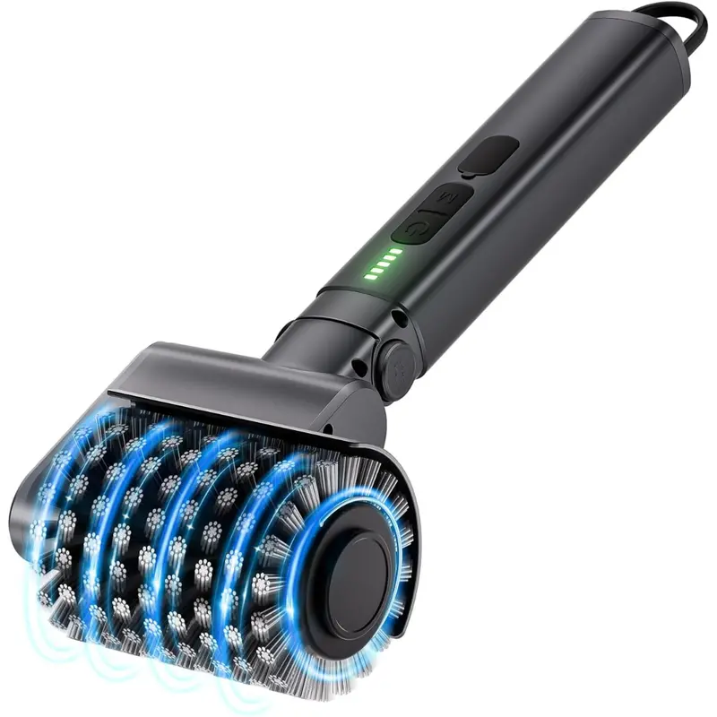 Electric Grill Cleaner With 2 Heads 1