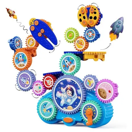 Electric & Manual Gear Building Toy Set 1