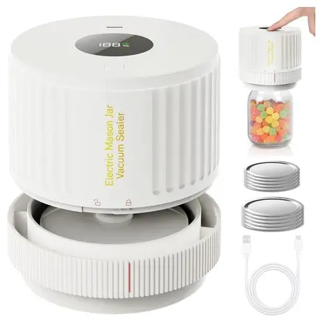 Electric Mason Jar Vacuum Sealer Kit 1