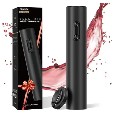 Electric Wine Opener With Foil Cutter 1