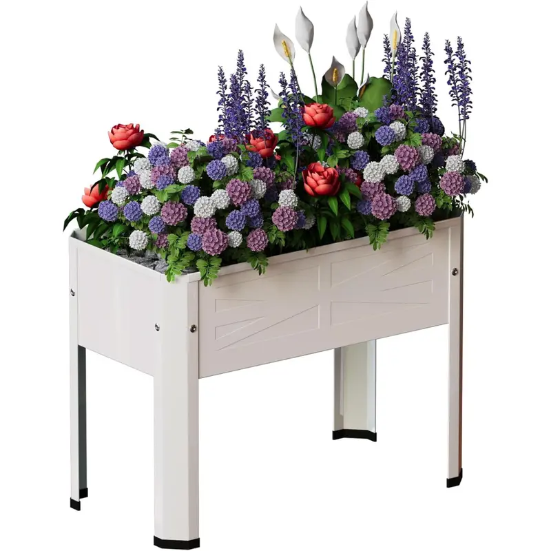 Elevated Metal Heavy Duty Raised Garden Bed 1
