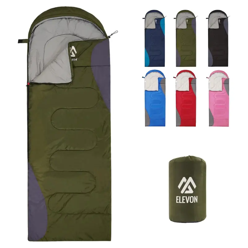 Elevon Portable Waterproof Lightweight Design Sleeping Bag (Green) 1