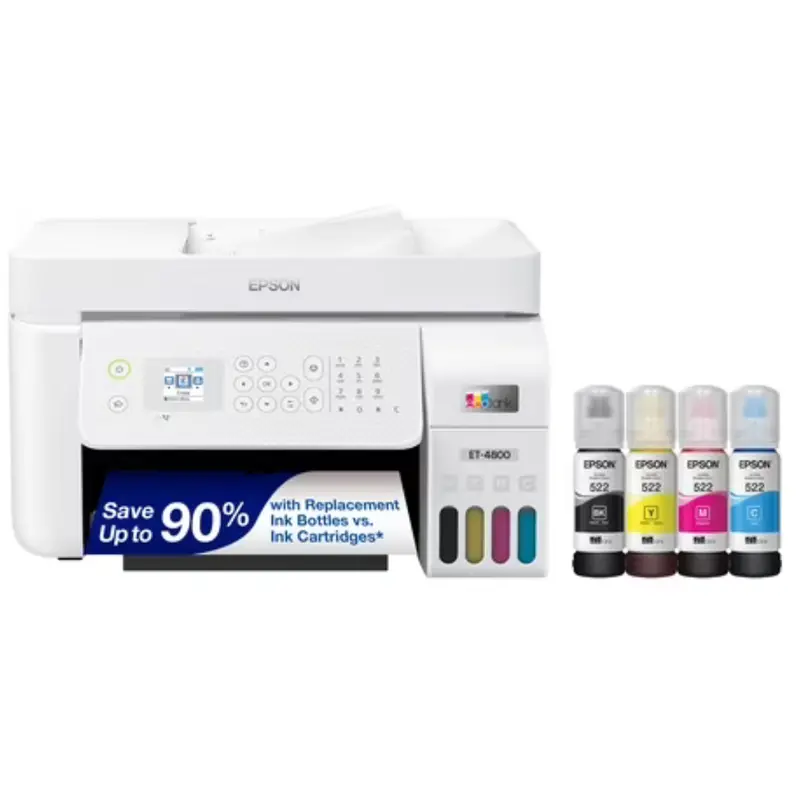 Epson Ecotank Et-4800 Wireless Monochrome Inkjet 4-In-1 Printer 1
