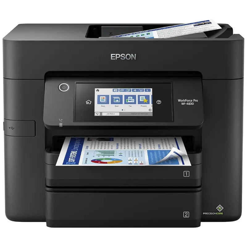 Epson Wf-4830 Workforce Pro Wireless Color 4-In-1 Printer 1