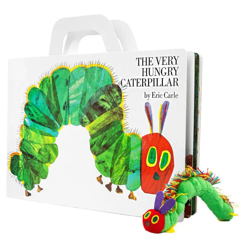 Eric Carle The Very Hungry Caterpillar Giant Board Book & Plush Package 1