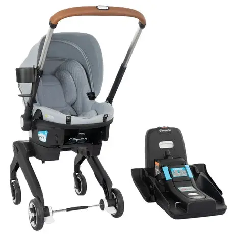 Evenflo Shyft Dualride Infant Car Seat And Stroller Combo With Carryall Storage 1