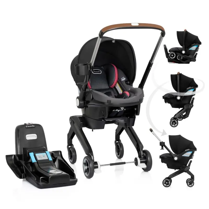 Evenflo Shyft Dualride Travel System With Carryall Storage 1
