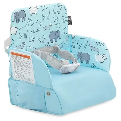Evolur Snug Packsack 2-In-1 Portable Booster Seat With Travel Bag 1