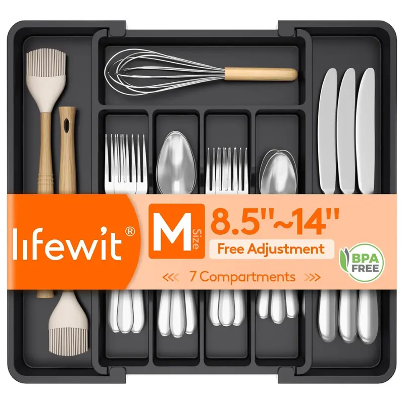 Expandable Silverware / Utensil Kitchen Drawer Organizer 1