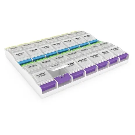 Ezy Dose 7-Day Pill Organizer (4 Times A Day) 1