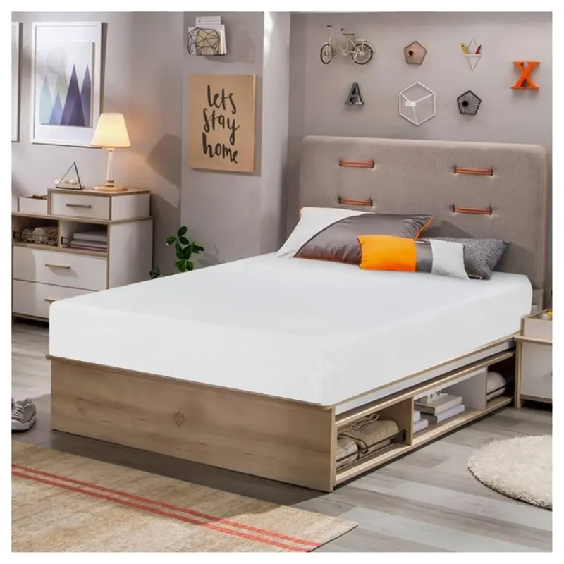 Fdw 8" Twin Size Gel Memory Foam Mattress 1