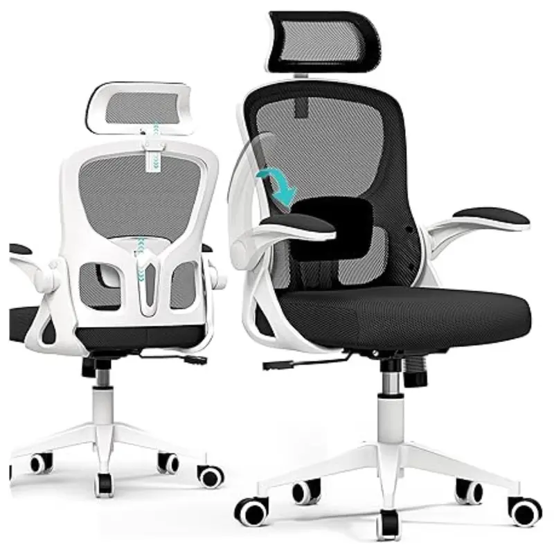 Finati Ergonomic Mesh Office Chair With Adjustable Headrest 1