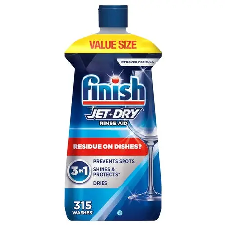 Finish Jet-Dry Dishwasher Rinse Aid (32Oz) 1