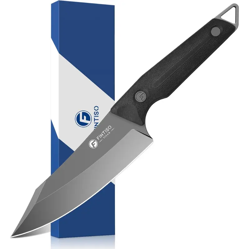 Fintiso Ultra Sharp Steel Viking Knife With Handle 1