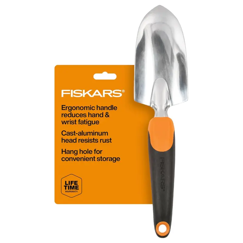 Fiskars 12" Heavy Duty Ergo Garden Trowel 1