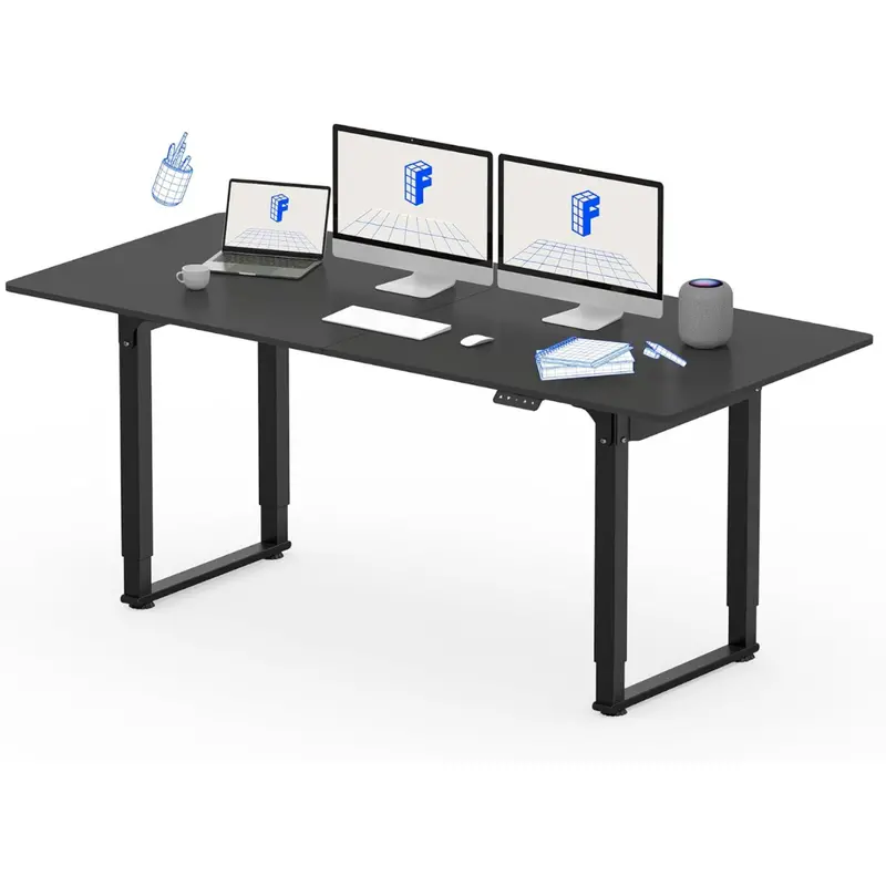 Flexispot 4 Leg 71 X 32" Electric Adjustable Height Sit Standing Desk 1