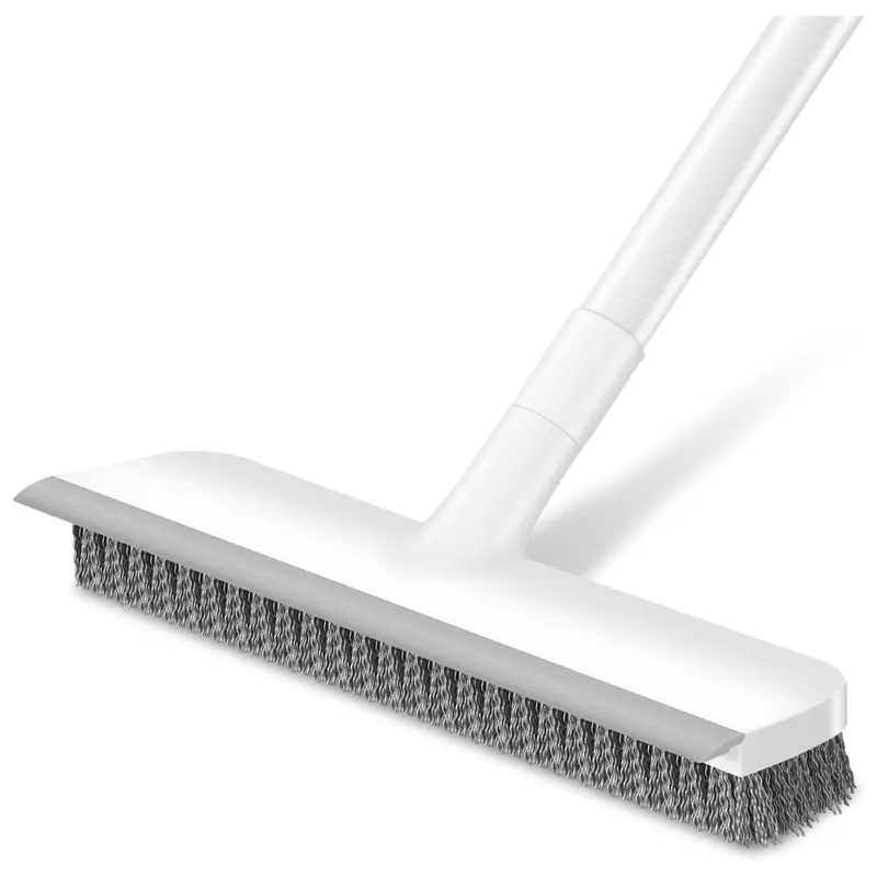 Floor Scrub Brush With 48" Long Adjustable Handle 1