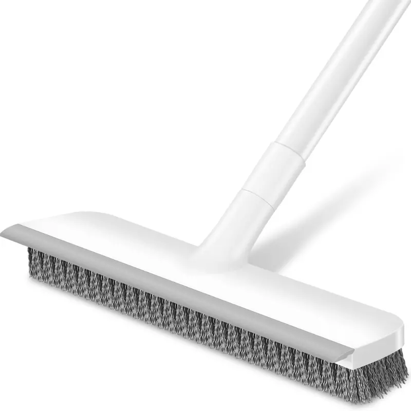 Floor Scrub Brush With 48" Long Adjustable Handle 1