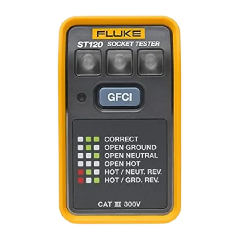 Fluke St120 Gfci Socket Tester Without Beeper 1