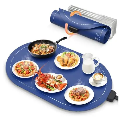 Food Warming Mat With Adjustable Temperature & Timer 1