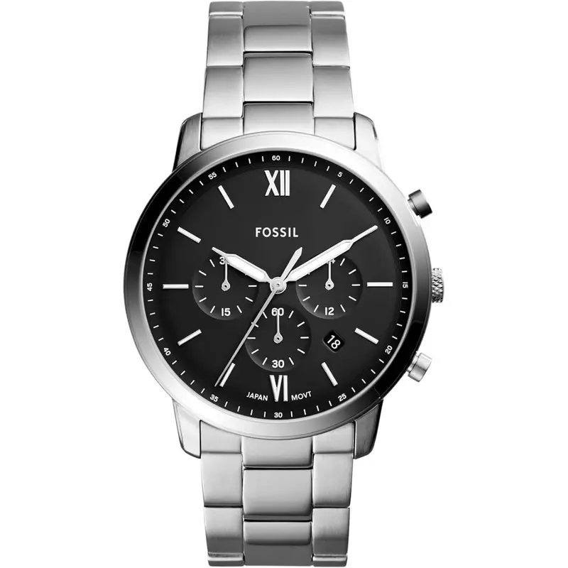 Fossil Men's Neutra Quartz Stainless Steel And Leather Watch 1