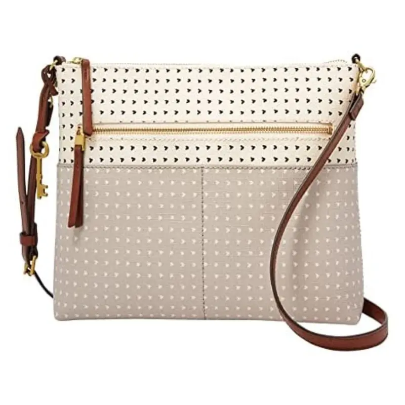 Fossil Women's Fiona Large Crossbody Purse Handbag 1