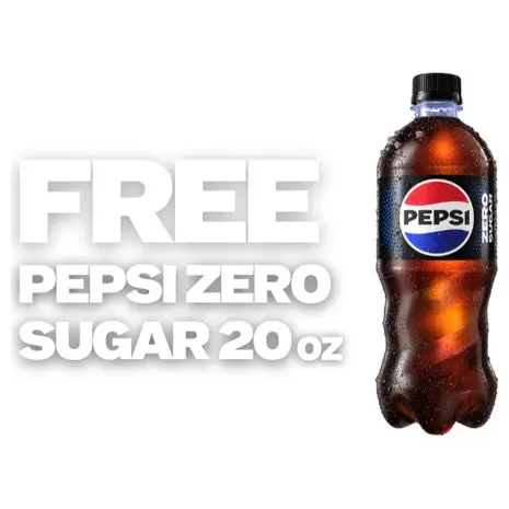 Free Pepsi Zero Sugar 1