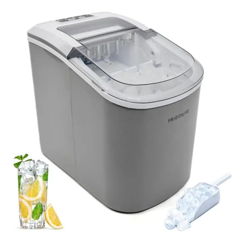 Frigidaire 26-Lbs Retro Compact Countertop Bullet Ice Maker 1