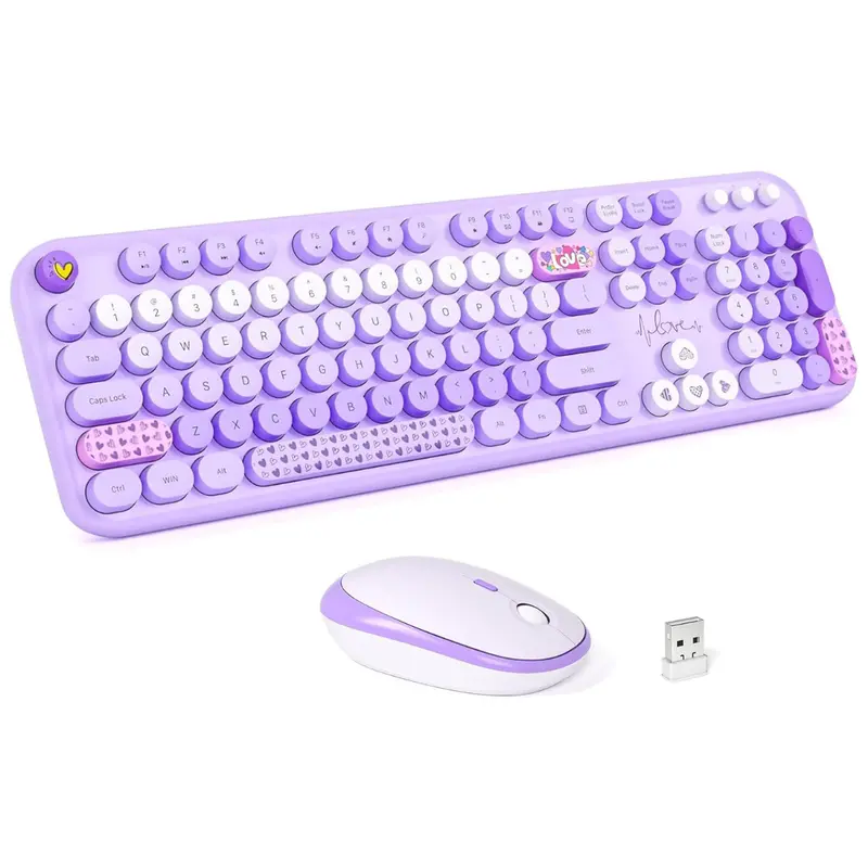 Full-Size 104 Keys Wireless Keyboard And Mouse Combo (Various) 1