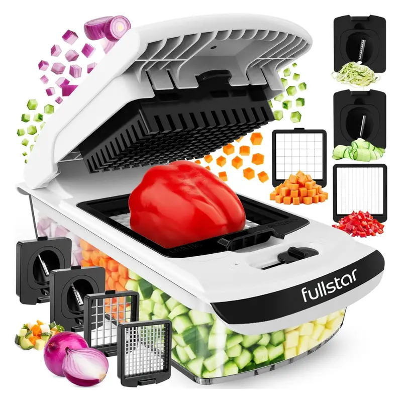 Fullstar 4-In-1 Spiralizer Vegetable Chopper W/ 4 Blades 1