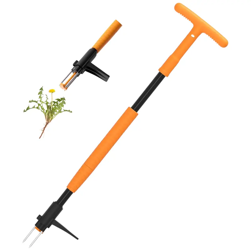 Fully Stand Up Weed Remover Tool With 3 Claws 1