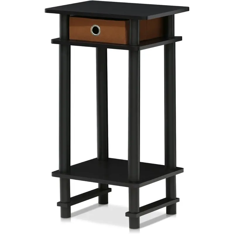 Furinno 17017 Turn-N-Tube End Table (11.81"D X 15.79"W X 27.72"H) 1
