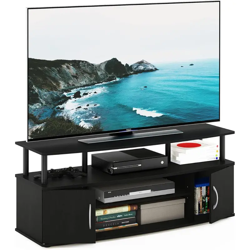 Furinno Jaya Large Entertainment Stand For Tv Up To 55" 1