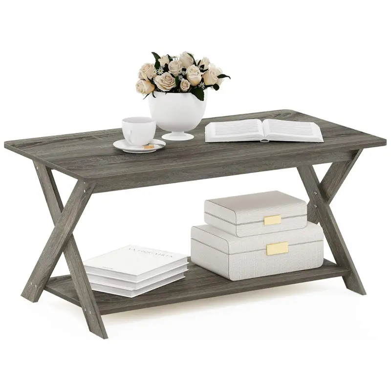 Furinno Modern Simplistic Criss-Crossed Coffee Table 1