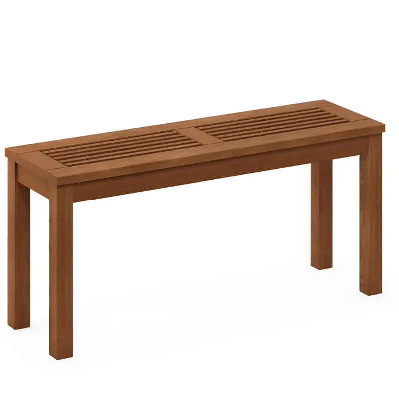 Furinno Tioman Outdoor Durable Hardwood Bench (Brown) 1