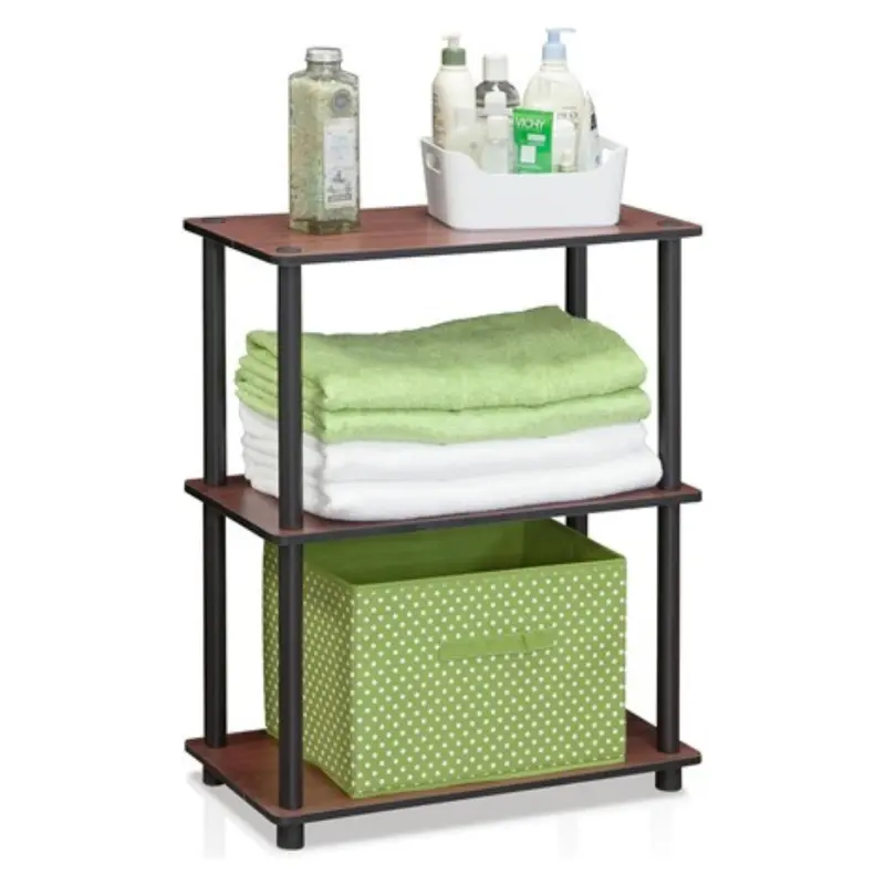 Furinno Turn-N-Tube 3-Tier Compact Multipurpose Shelf Display Rack 1