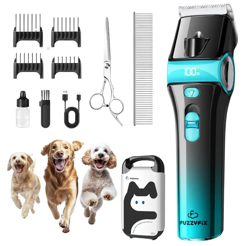 Fuzzyfix 5-In-1 Cordless Rechargeable Pet Shaver 1