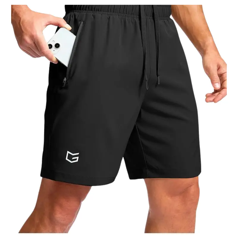G Gradual Men's Athletic Running Shorts W/ 2-Zipper Pockets 1