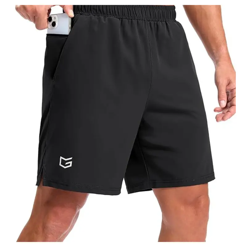 G Gradual Men's Athletic Shorts W/ 2-Pockets & 2-Zipper Pockets 1