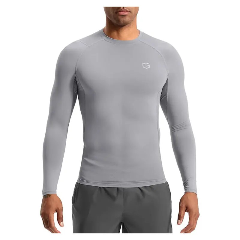 G Gradual Men's Compression Long Sleeve Moisture T-Shirt (Various) 1
